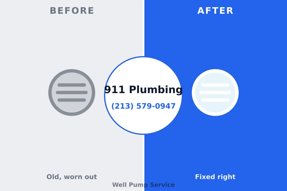 Before and after: plumbing repair Hilldale, PA